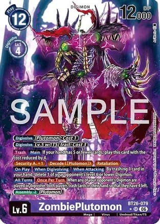 ZombiePlutomon (Alternate Art) — Timeless Bonds