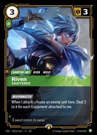 Riven, Shattered — Riftbound Promotional Cards