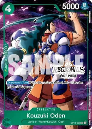 Kouzuki Oden (Regional Participation Pack 2026 Vol.2) — One Piece Promotion Cards
