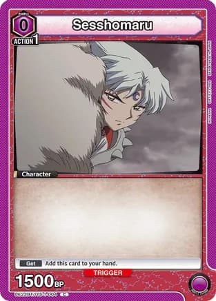 Sesshomaru (004) (Box Topper Foil) — UE23BT: Inuyasha
