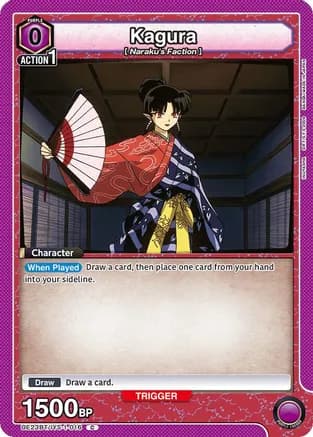 Kagura (016) (Box Topper Foil) — UE23BT: Inuyasha