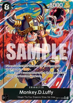 Monkey.D.Luffy (093) (Alternate Art) — The World's Strongest Warriors