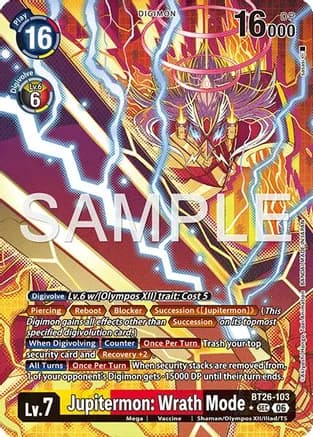 Jupitermon: Wrath Mode (Alternate Art) — Timeless Bonds