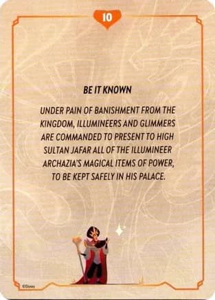 Reign of Jafar Lore Card (10 of 19) — Reign of Jafar