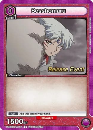 Sesshomaru (004) — UE23BT: Inuyasha Release Event Cards