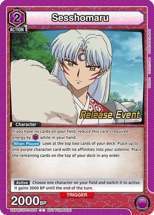 Sesshomaru (005) — UE23BT: Inuyasha Release Event Cards