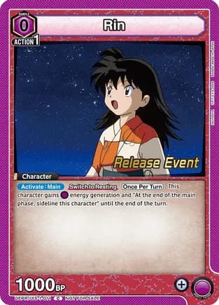 Rin — UE23BT: Inuyasha Release Event Cards