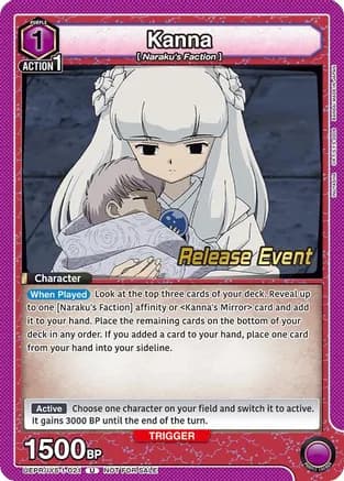 Kanna — UE23BT: Inuyasha Release Event Cards