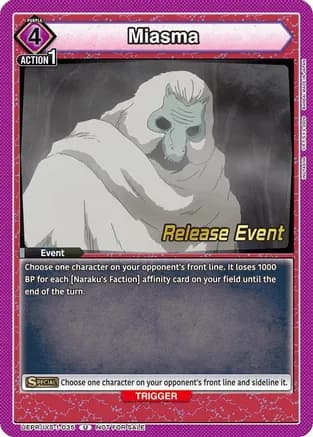 Miasma — UE23BT: Inuyasha Release Event Cards