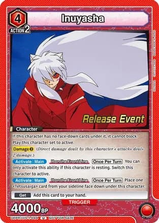 Inuyasha (044) — UE23BT: Inuyasha Release Event Cards