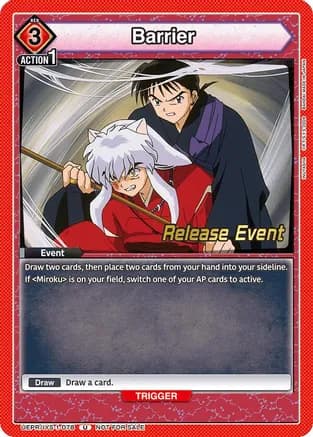 Barrier — UE23BT: Inuyasha Release Event Cards