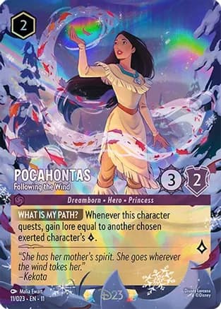 Pocahontas - Following the Wind — D23 Promos