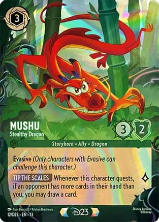 Mushu - Stealthy Dragon — D23 Promos
