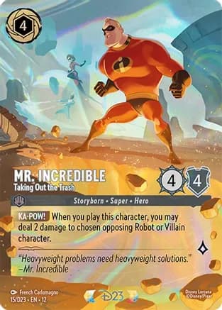 Mr. Incredible - Taking Out the Trash — D23 Promos