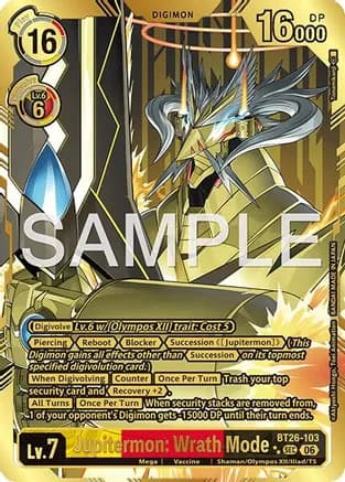 Jupitermon: Wrath Mode (Rare Pull) — Timeless Bonds