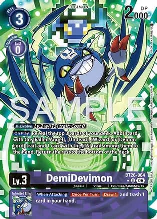 DemiDevimon (Alternate Art) — Timeless Bonds