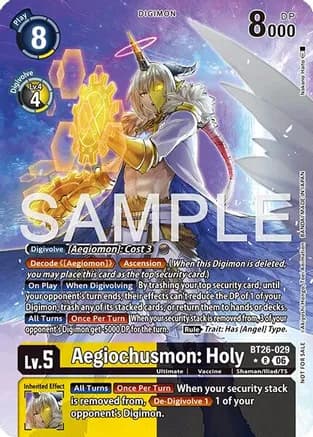 Aegiochusmon: Holy (Alternate Art) — Timeless Bonds
