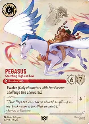 Pegasus - Searching High and Low — Disney Lorcana Promo Cards