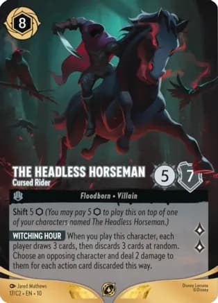 The Headless Horseman - Cursed Rider — Disney Lorcana Promo Cards