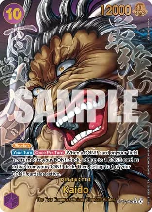 Kaido (062) (Super Alternate Art) — The World's Strongest Warriors