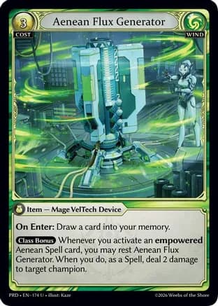 Aenean Flux Generator — .asphodel/paradise