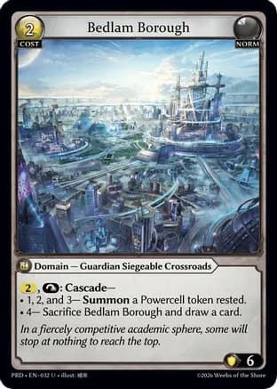 Bedlam Borough — .asphodel/paradise