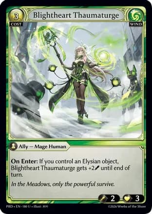 Blightheart Thaumaturge — .asphodel/paradise