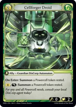 Cellforger Droid — .asphodel/paradise