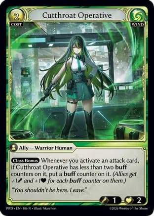 Cutthroat Operative — .asphodel/paradise
