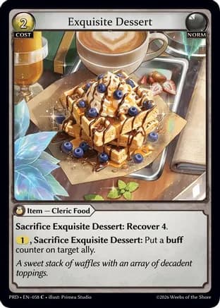 Exquisite Dessert — .asphodel/paradise