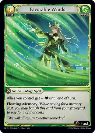 Favorable Winds — .asphodel/paradise