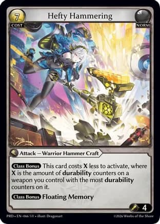 Hefty Hammering — .asphodel/paradise