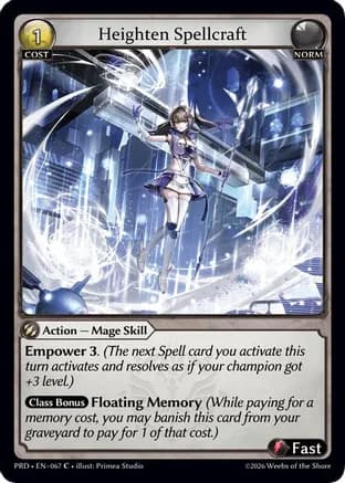 Heighten Spellcraft — .asphodel/paradise