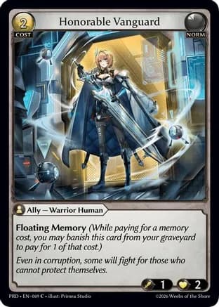 Honorable Vanguard — .asphodel/paradise