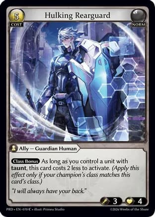 Hulking Rearguard — .asphodel/paradise