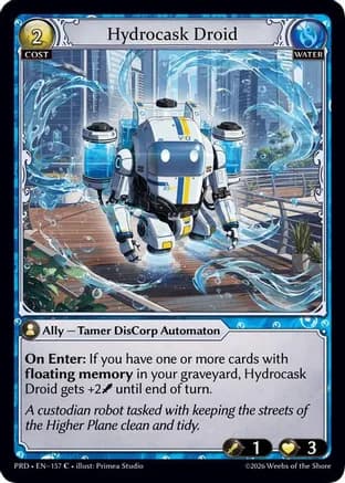 Hydrocask Droid — .asphodel/paradise