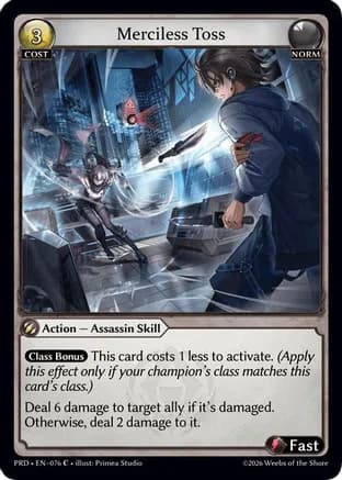 Merciless Toss — .asphodel/paradise
