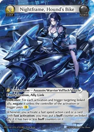 Nightframe, Hound's Bike (UR) — .asphodel/paradise