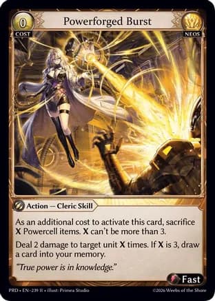 Powerforged Burst — .asphodel/paradise
