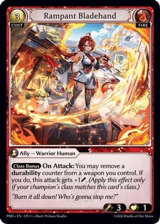 Rampant Bladehand — .asphodel/paradise
