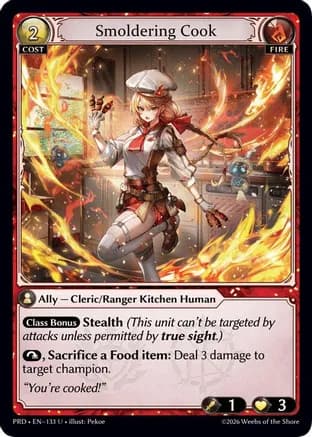 Smoldering Cook — .asphodel/paradise