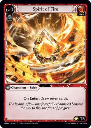 Spirit of Fire — .asphodel/paradise