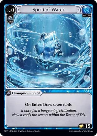 Spirit of Water — .asphodel/paradise