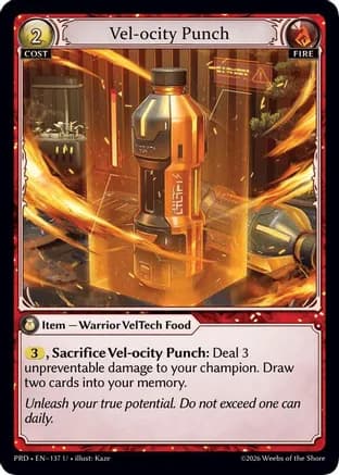 Vel-ocity Punch — .asphodel/paradise