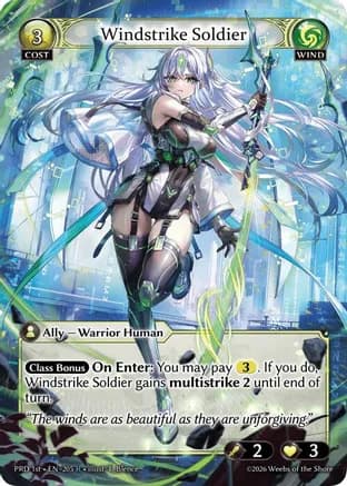 Windstrike Soldier (1st Edition) — .asphodel/paradise