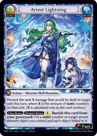Arrest Lightning (Interference Curio Foil) — .asphodel/paradise