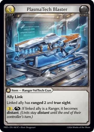 PlasmaTech Blaster (Interference Curio Foil) — .asphodel/paradise