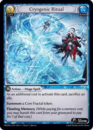 Cryogenic Ritual — .asphodel/paradise Starter Decks