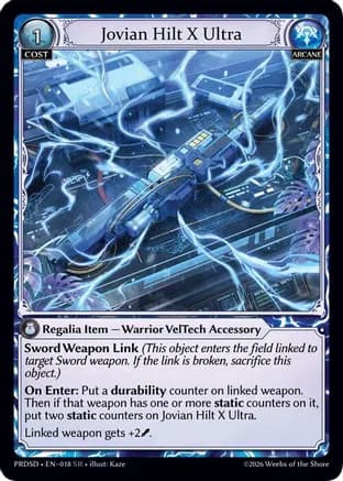 Jovian Hilt X Ultra — .asphodel/paradise Starter Decks