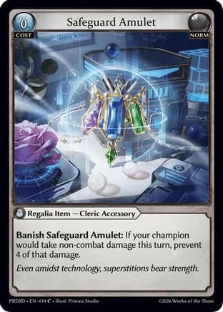 Safeguard Amulet — .asphodel/paradise Starter Decks